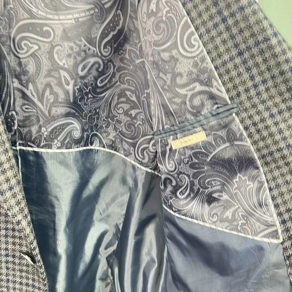 Joseph Abboud JOE Blazer Men 46 X-Long Slim Fit Wool Tweed Sport Coat Multicolor - Picture 6 of 9